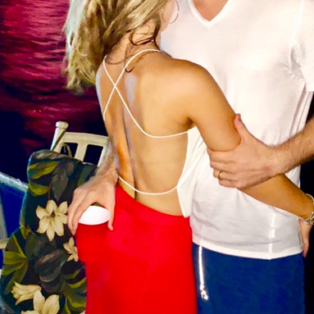 Tobi Backless White Top